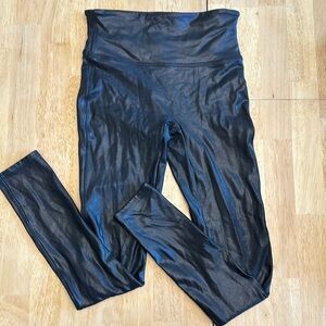 Spanx Faux Leather Leggings - Black